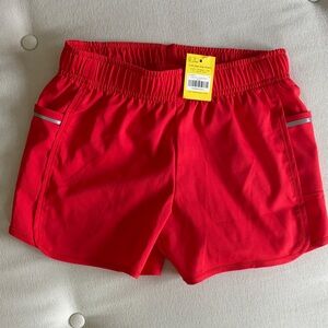 Primary Kids StayCool Running Shorts - Poppy
